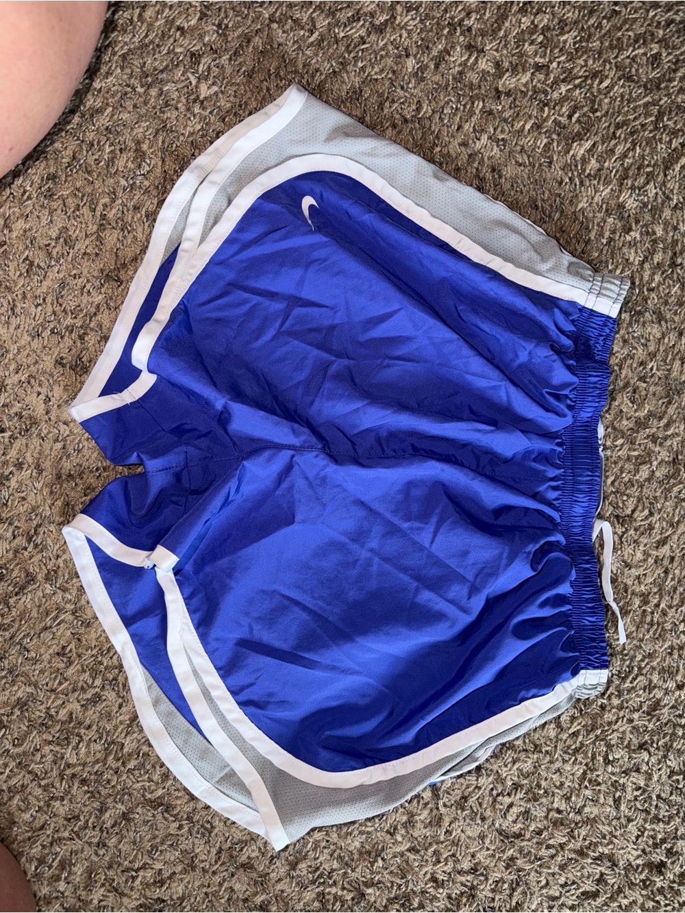 Nike Women's purple Athletic Shorts with White Trim